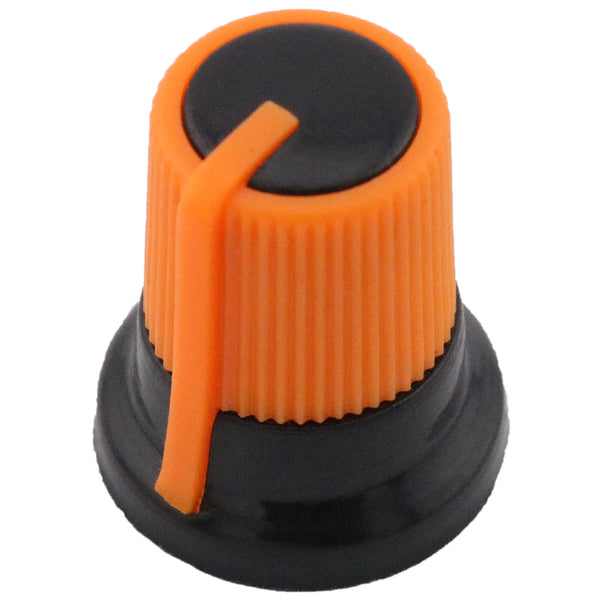 Orange & Black Industrial Style Equipment Control Knob