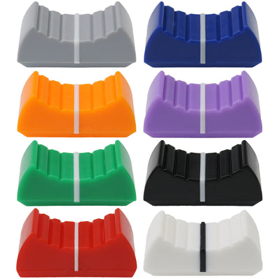 D180 Small Rubber Coated DJ Mixer Control Knobs - 6mm D-Shaft Volume Knobs (Pack Of 1)