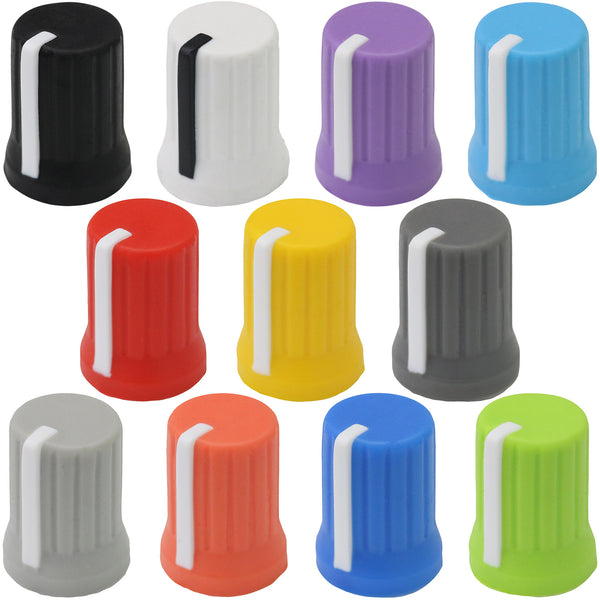 Rubber Soft Grip Vibrant Colour Body Mixer Knobs