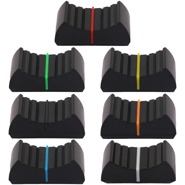 4mm Black Body Linear Slider / Fader Caps